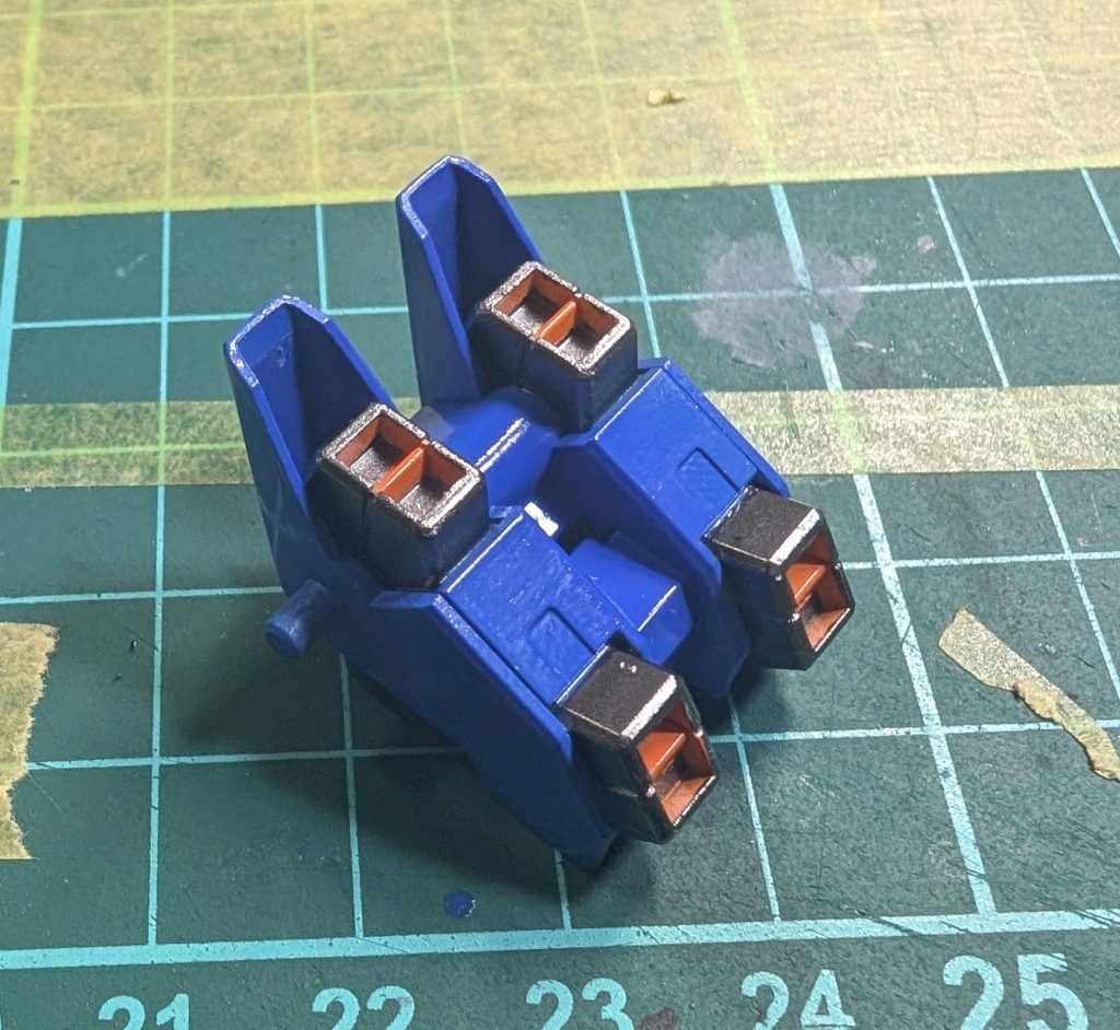 バックパックの塗り分けやっぱ面倒だったけどやってよかった。