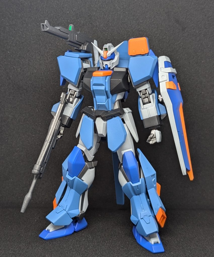 アサルトシュラウドはデュエルブリッツの物をベースにHGデュエルのパーツ流用と自作で対応