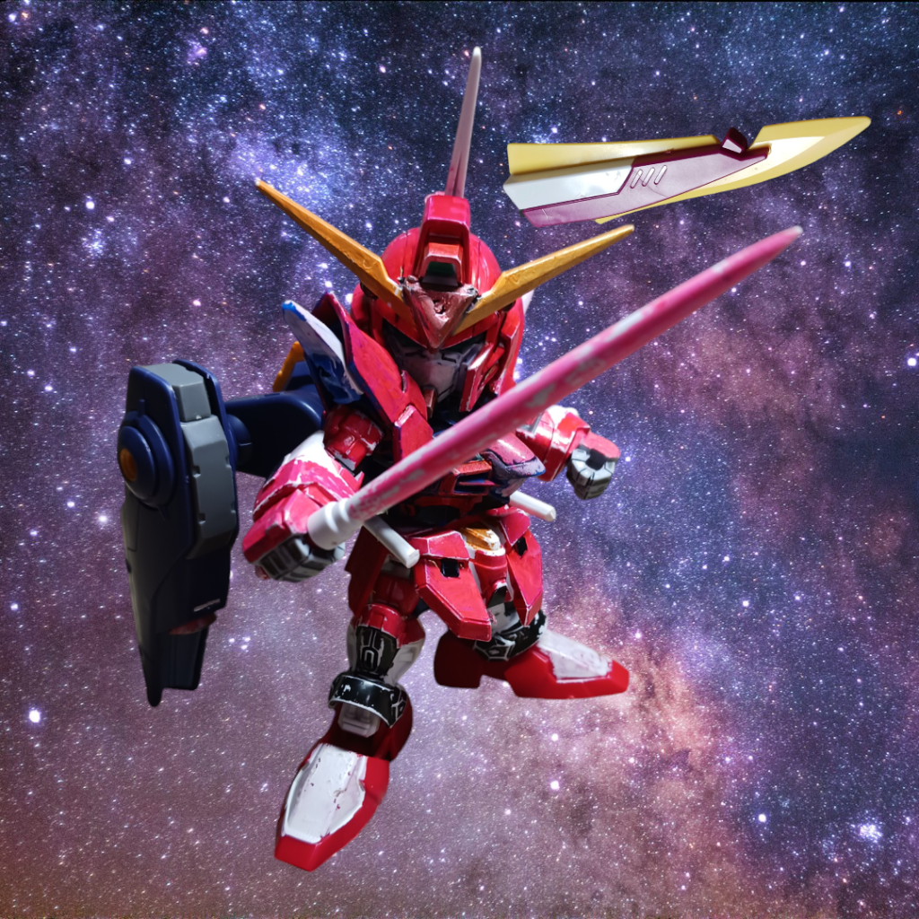 本装備は、イモジャが自作したドラグーン型である。小型なため、攻撃が当たってしまうと破壊されてしまうが、当たった時は相手にとてつもないダメージを与える。