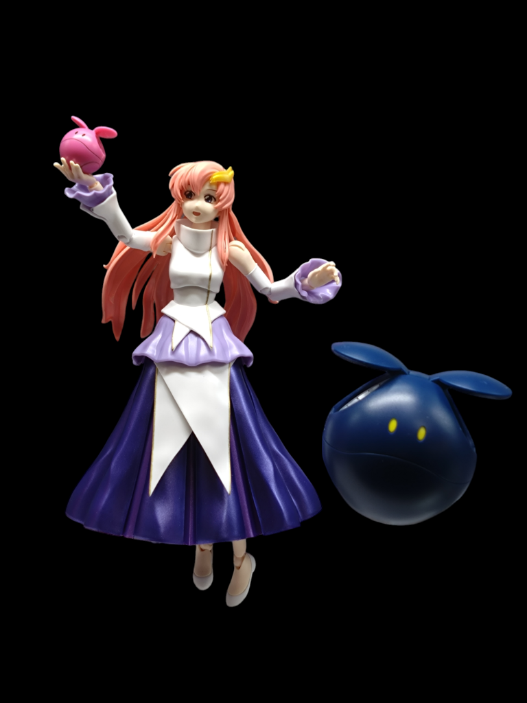 ラクス・クライン再販で購入出来たので積みプラのガンダムベース限定ハロプラ作製しました✨