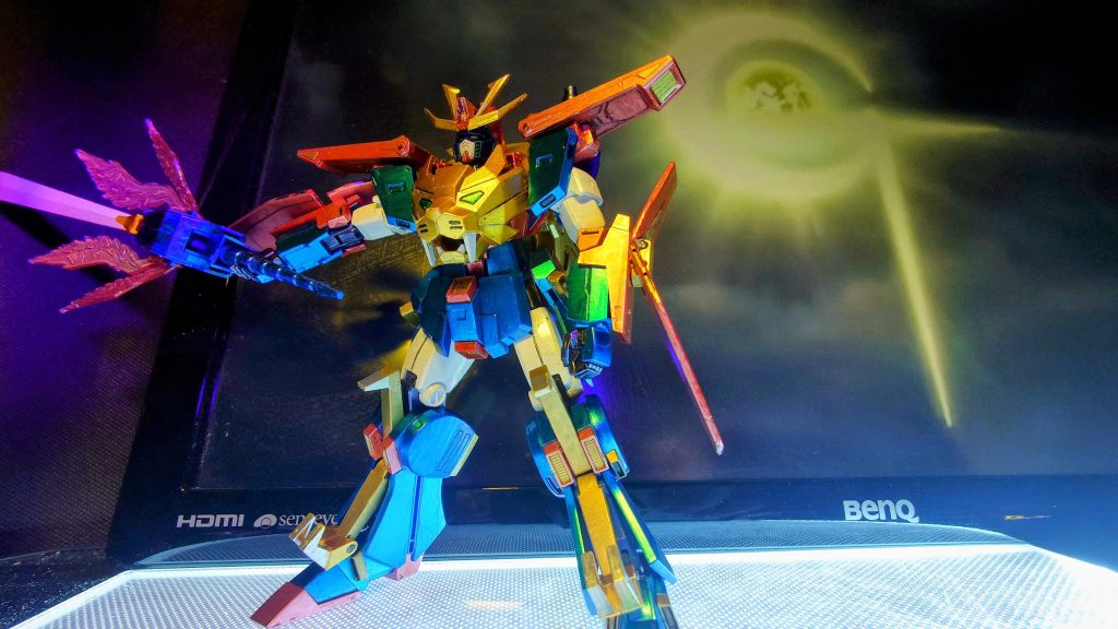 そしてフィニッシュ❗️こちらも超咆剣が重すぎてこのポーズ取るのにえらい苦労しました。こちらは滑り止めを関節に塗って無理矢理ポーズＨGには重宝しますね。