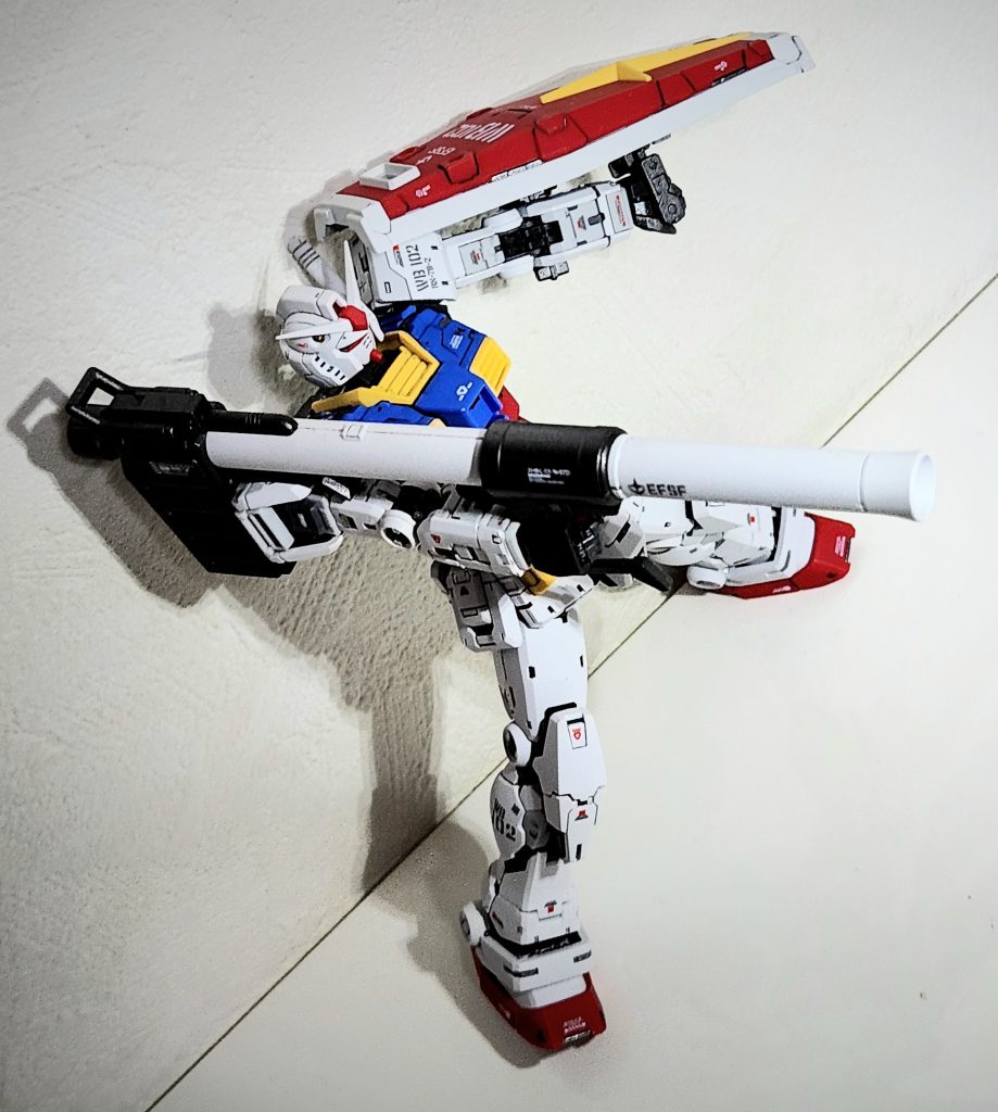 アクションベースがなくって無理やりなポージング💦気兼ねなく動かせるだけで嬉しいですね！