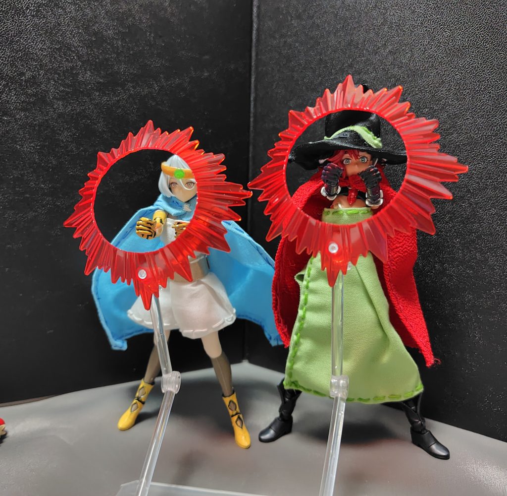 ミオリネ「スレッタ、ここはあの呪文で一気に決めるわよ!」スレッタ「ミオリネさん、わかりました!ではいきますよ、せーーのっ!」「「極大閃熱呪文(ベギラゴン)!!!」」ダイの大冒険のハドラーが撃つベギラゴンの構え、アレ好きなんですよ。