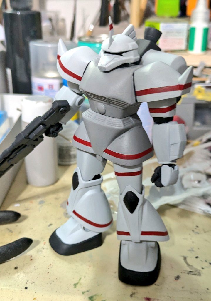 スミ入れ前スター・ウォーズのイメージなので、ここからキツめに汚して完成。