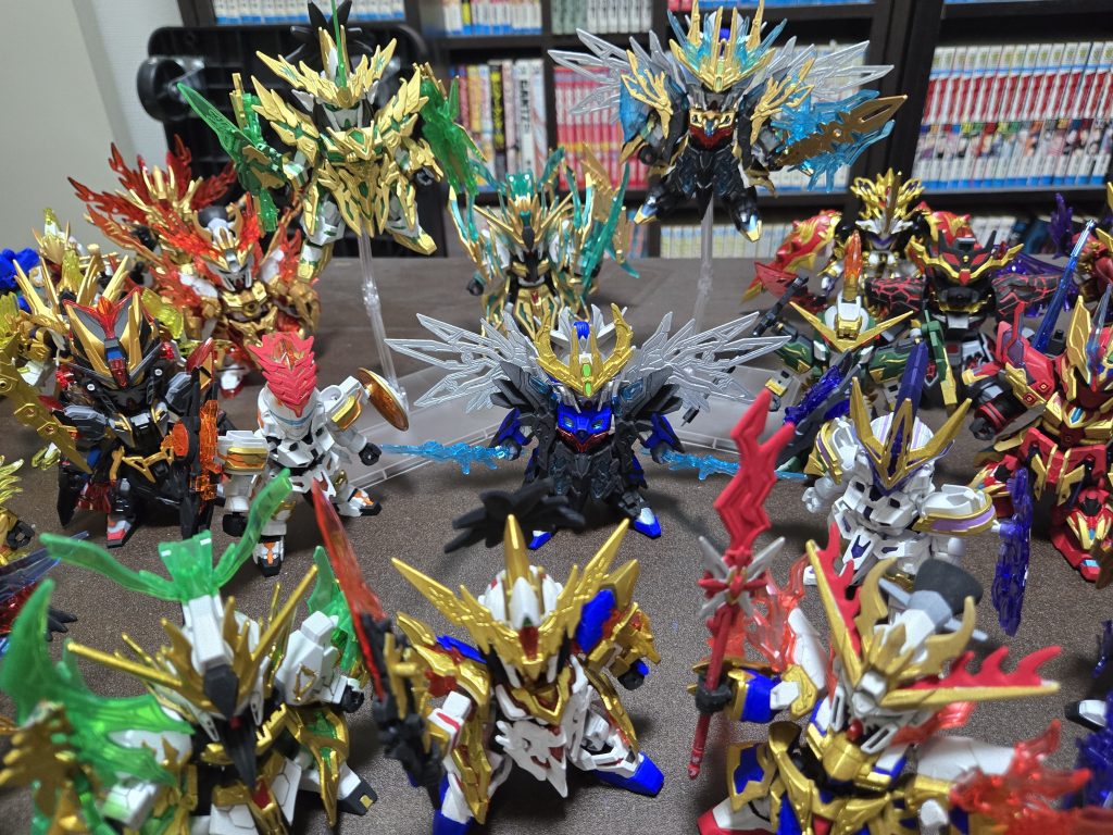 いやぁ～ プラモデルは 楽しい(gundam-kao7)