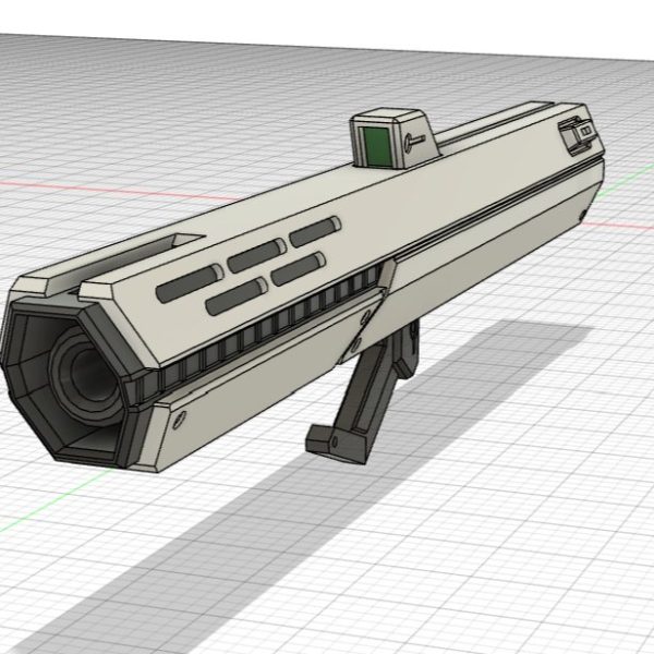 FMカラミティを作成中ですカラーリングの変更と、少しのディテールupを予定していましたが、オリジナル要素として武装を改造しようとしていますビーム兵器の効かない相手に対し、背負い物を実弾兵器（レールガン）に換装した仕様を妄想しています砲身部分のみ自作し、基部はキットのものを使いますが割とピッタリ合って安心しました😂（2枚目）