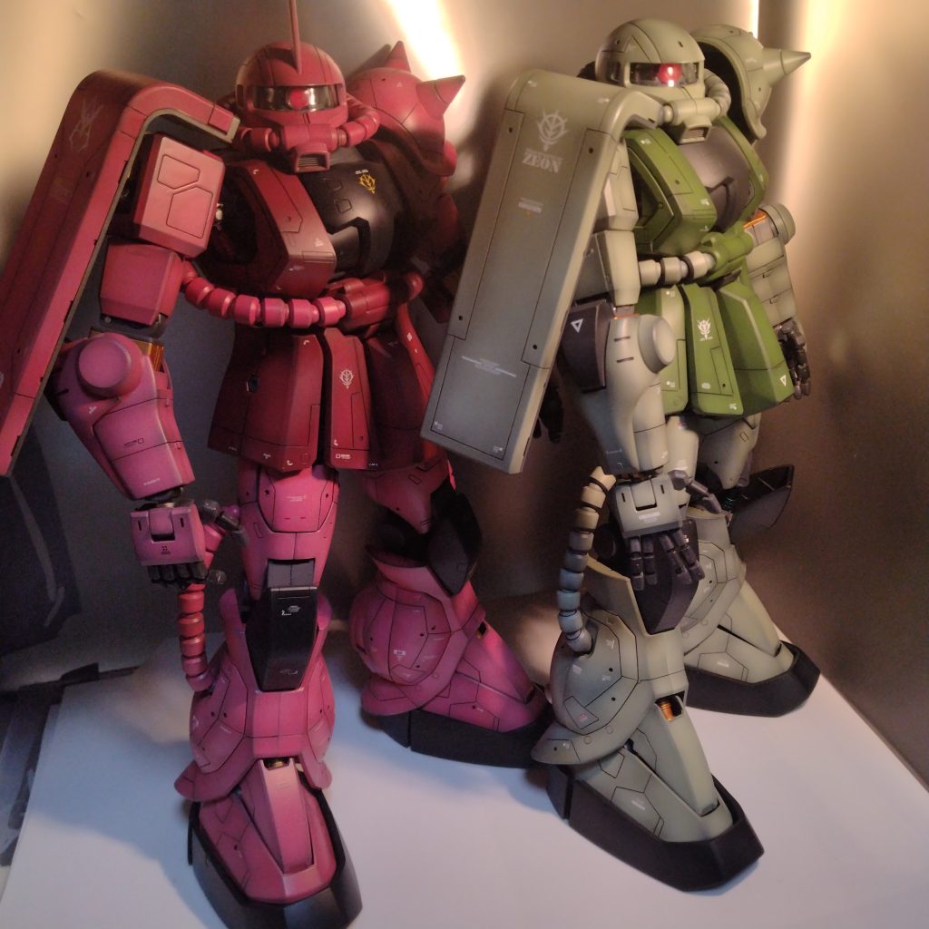 デカイので写真が撮りづらいです！以上！PG量産型ザクでした！