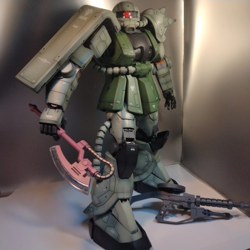 いつものごとくオーソドックスですが！スジ彫り追加して！元のモールドの彫り直ししてます！