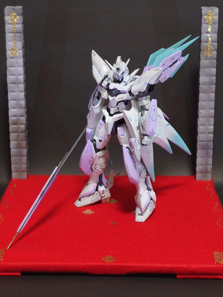 マルチプレートにフェルトを敷いて簡易的な台座作成