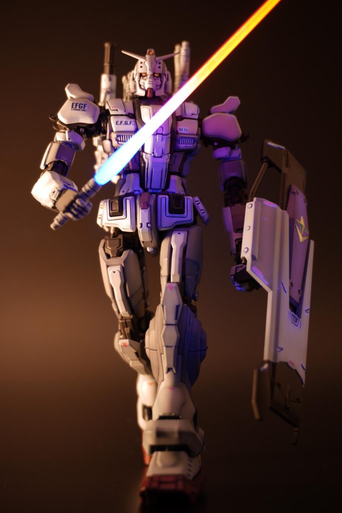 ブルーライトによる発光モードです。悪役感と絶望感が増しますねここまでご覧頂きありがとうございました。