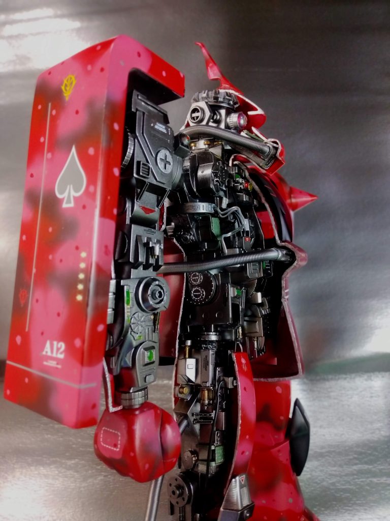 旧キット シャア専用ザク–2枚目/制作者：るりり