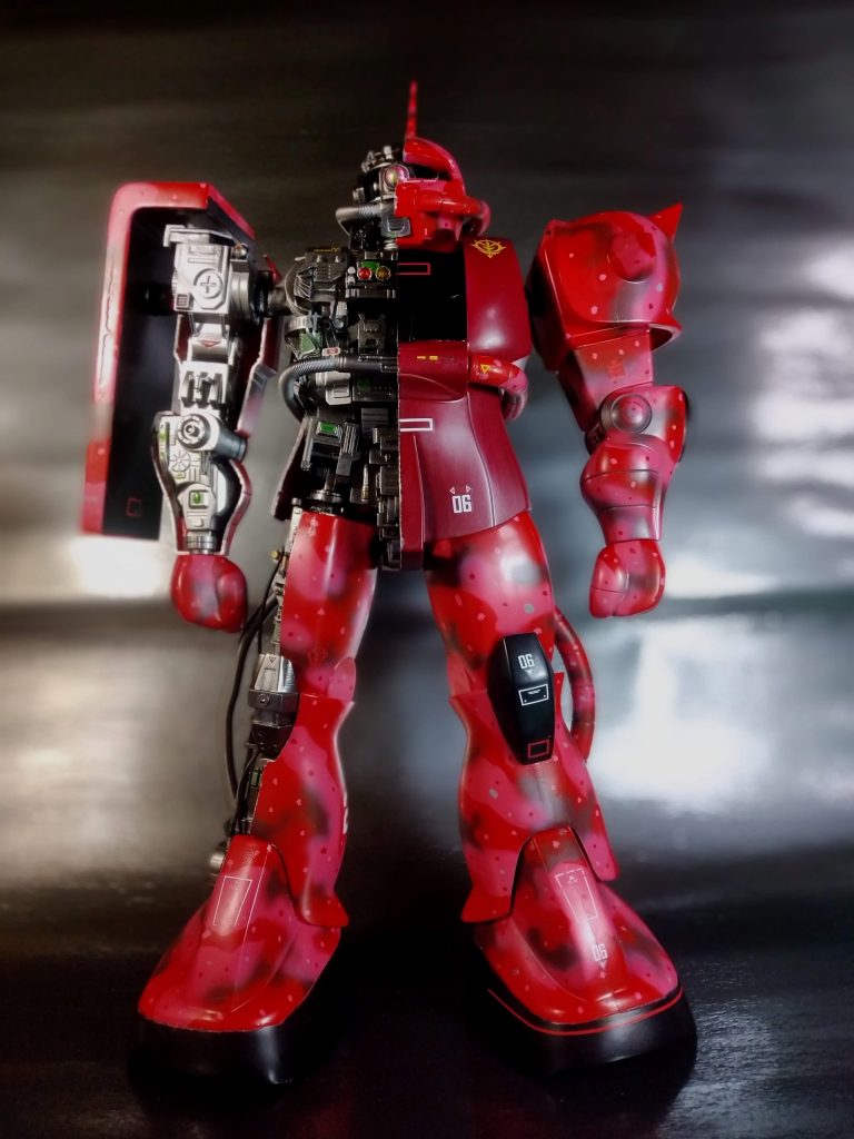 旧キット シャア専用ザク–4枚目/制作者：るりり