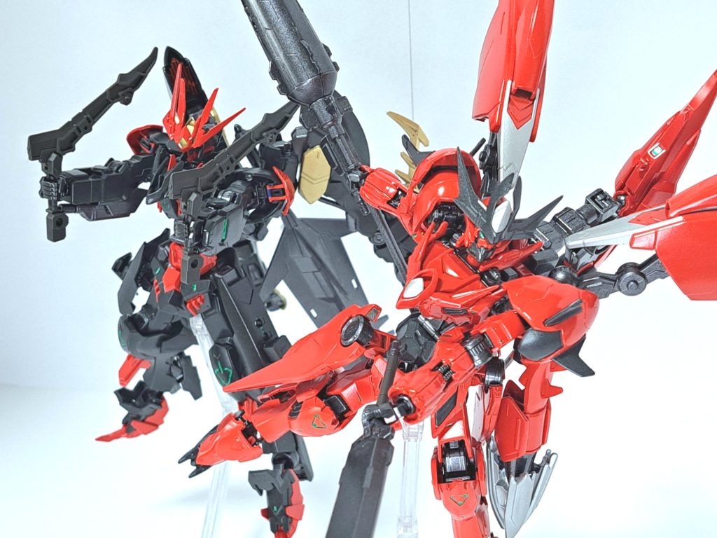 ガンダムバルバリックタウロスレクスディミディウムと共に戦闘https://gumpla.jp/hg/2111846
