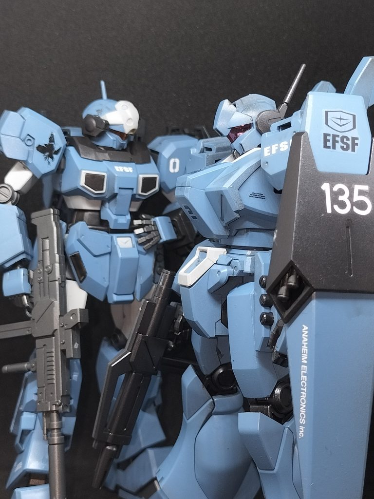 ジェスタ(ホームラディ所属機)と並べてみた。塗装を統一すると結構映える。