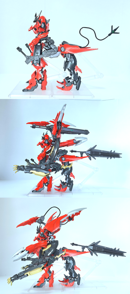 更に本機体は、前半身と後半身とで分離し二体のバルバトスとして戦うことが可能。 ↓ その二体のバルバトス ↓https://gumpla.jp/hg/2111840https://gumpla.jp/hg/2111846 ↓ 武器 ↓