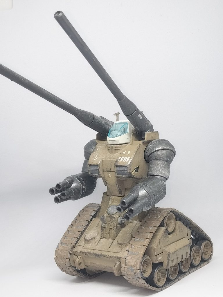 作ってはいたが投稿してないシリーズ第二弾。ガンタンクです。ちなみに失敗作です…