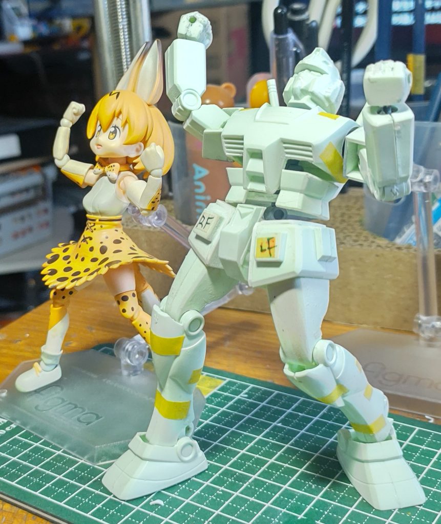 ポージングで遊べるのが楽しいのだ🦝