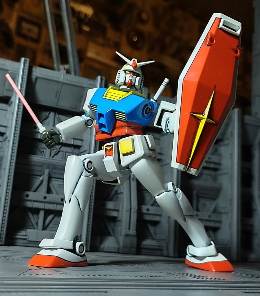 旧キットとは思えない程、豪快なポーズも可能に