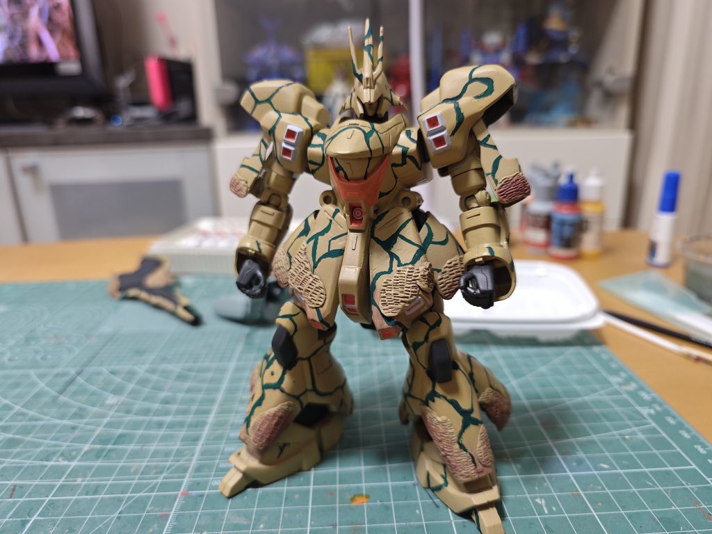 筆でグリーンを描き込むもうコレでいい気がしてきた。