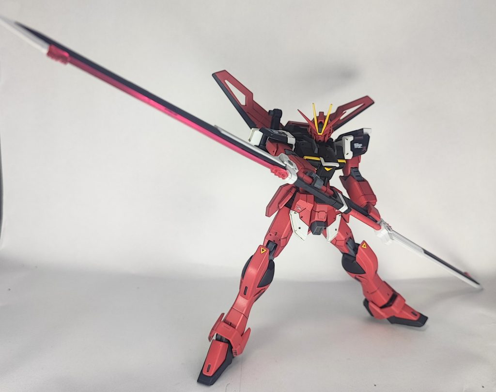 連結するとかなりの長さ!この持ち方の印象が強いです。