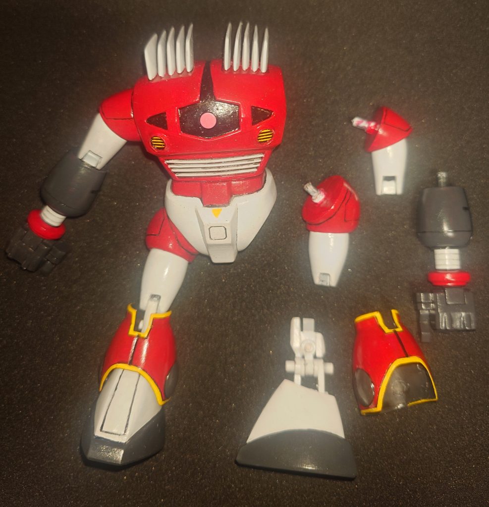 関節にポリキャップを仕込んでます径はほとんど加工いらないですね