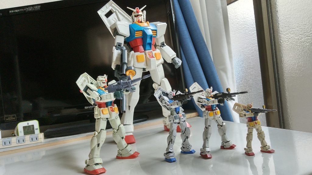 昔のは、動かすとドキドキです(笑)また暇あったら、コアファイターやランドセルの違いとかもやってみたいですね。