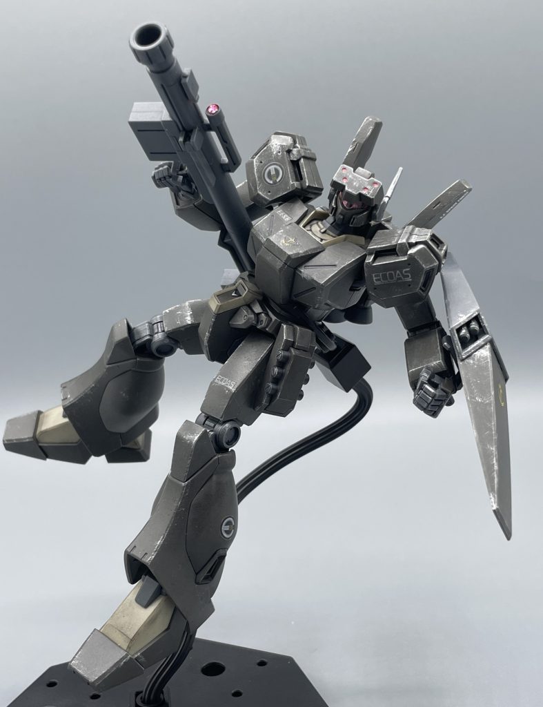 以上、ジェガン(エコーズ仕様)でした。 様々なバリエーションが存在するジェガンの中でも、渋い設定・カラーリングの本機体が好みの方も多いのではないでしょうか??コンロイ機などのワンオフ機もありますしね。皆さんは、どのタイプのジェガンがお好きですか?? 宜しければ、コメント欄で教えて下さいね。最後までご覧いただき、ありがとうございました!!(*^-^*)