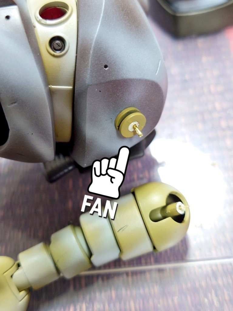 ですが、真鍮線ブッコミ応急処置!