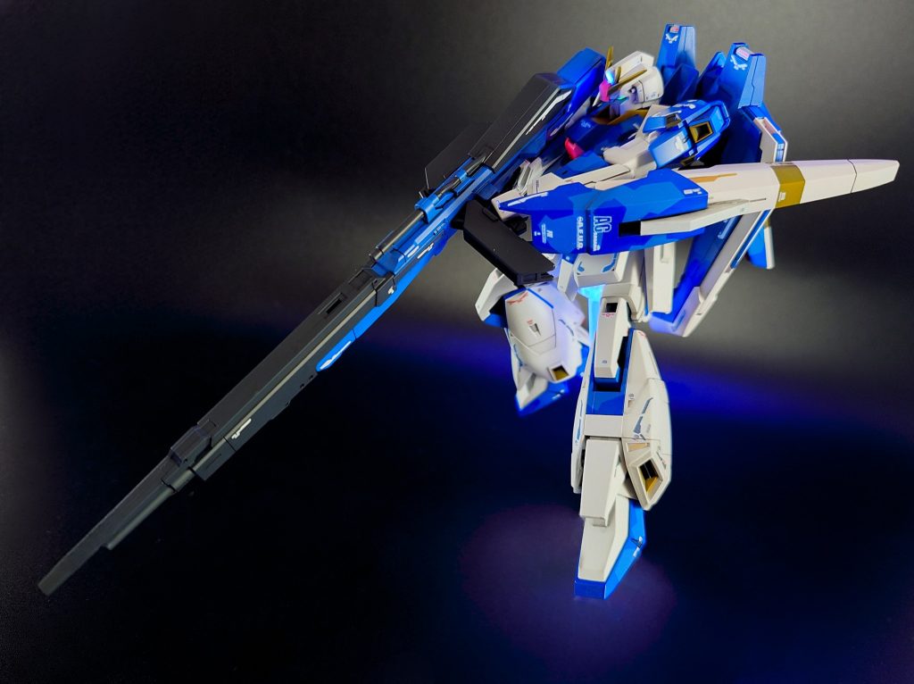 ハイパー・メガ・ランチャーもなんのその!モナカなんで見た目ほど重くないのです。