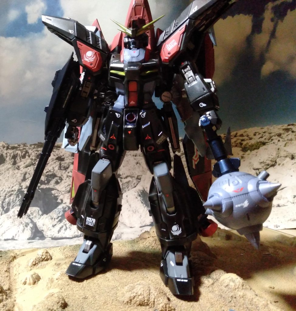 という感じなのが今回です。                   次回作は、一応主人公搭乗機って事で製作してます。ちょっとは乗った事あるし(笑)では、お手柔らかに。