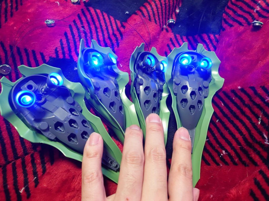 四枚羽のLED電飾テスト。1作目の投稿はこれにて終了です。ご視聴ありがとうございました!