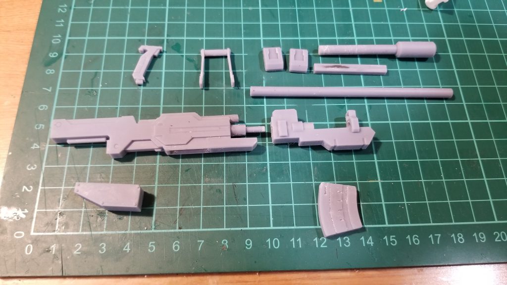 170mmキャノンです。RE100ガンキャノンディテクターは手に入らなかったので、モデリングして印刷しました。