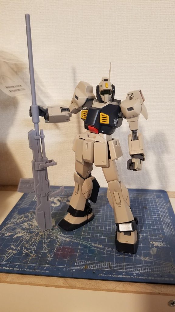 MG ネモ(ユニコーン版) 170mmキャノン装備–6枚目/制作者：@kappe001