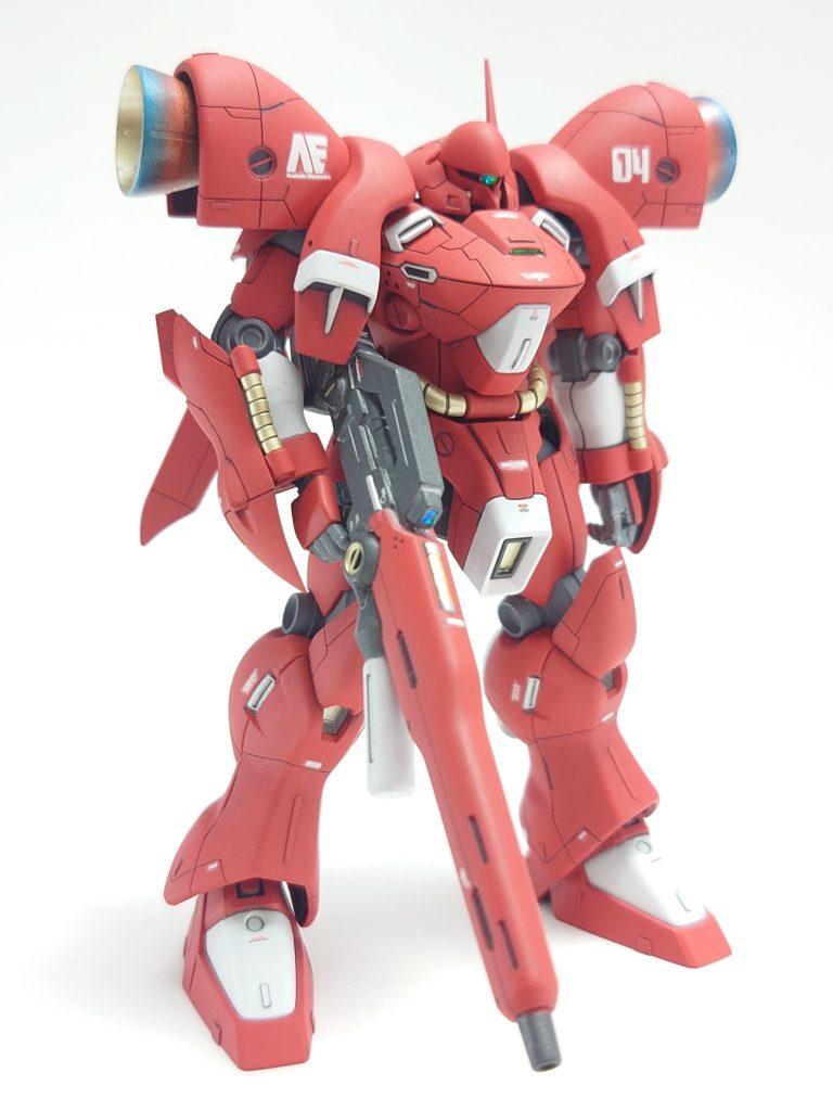 ラピーテープとUVレジンで作製したモノアイも立体的だし、付属シールより目立つので良かったです✋