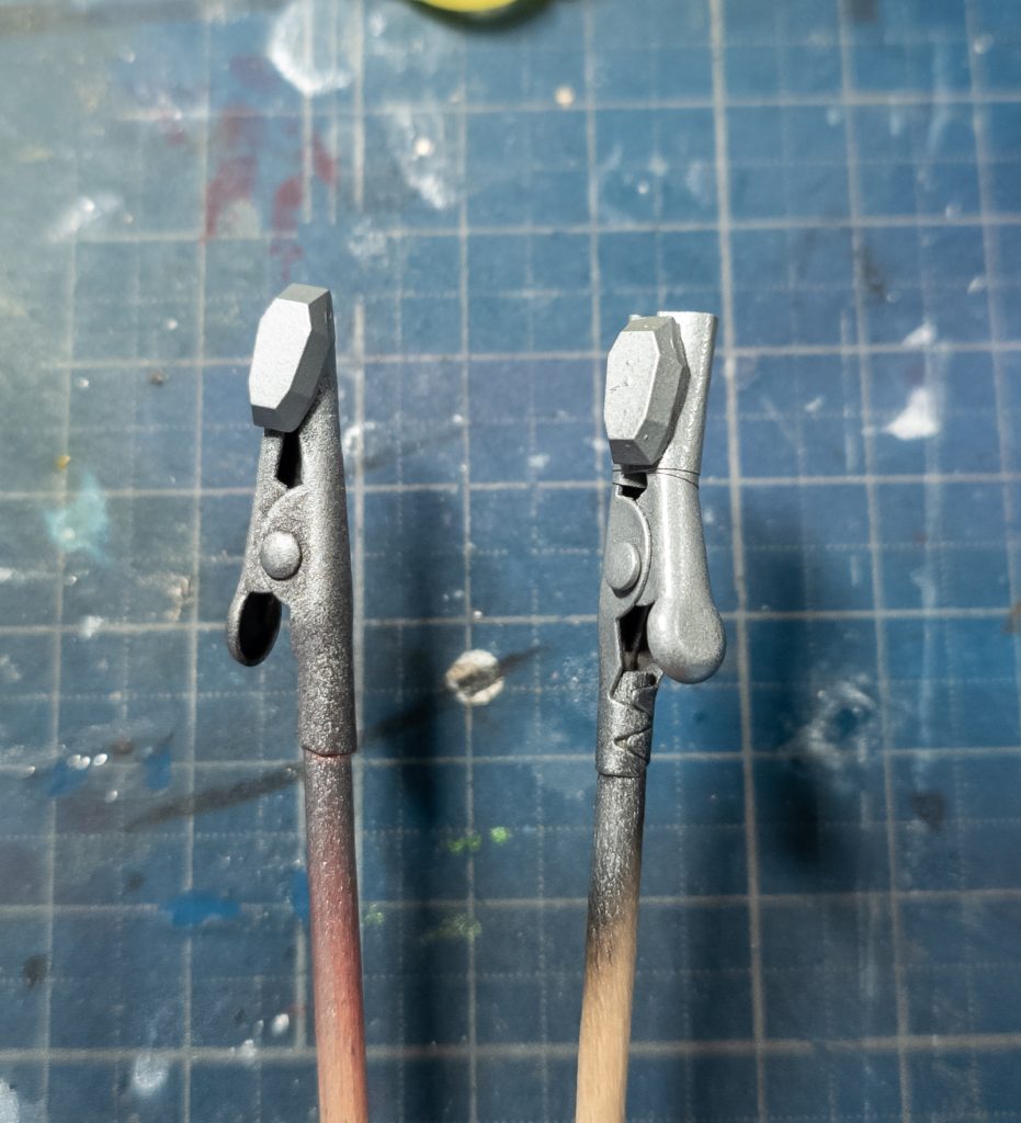 塗装すると、ちゃんと複製できてます!メタレッドからシルバーに変更しました。