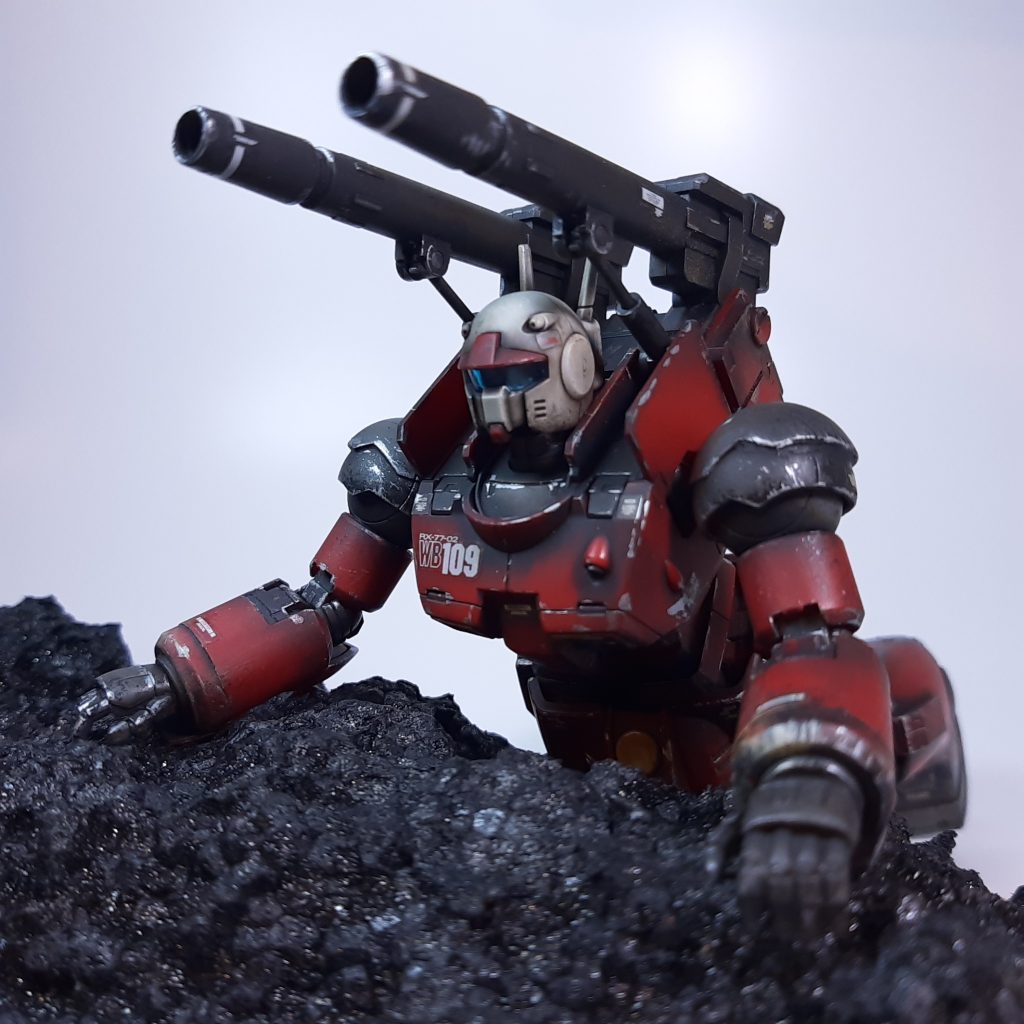 ガンキャノン(ハヤト機)–8枚目/制作者:孤独のプラモ