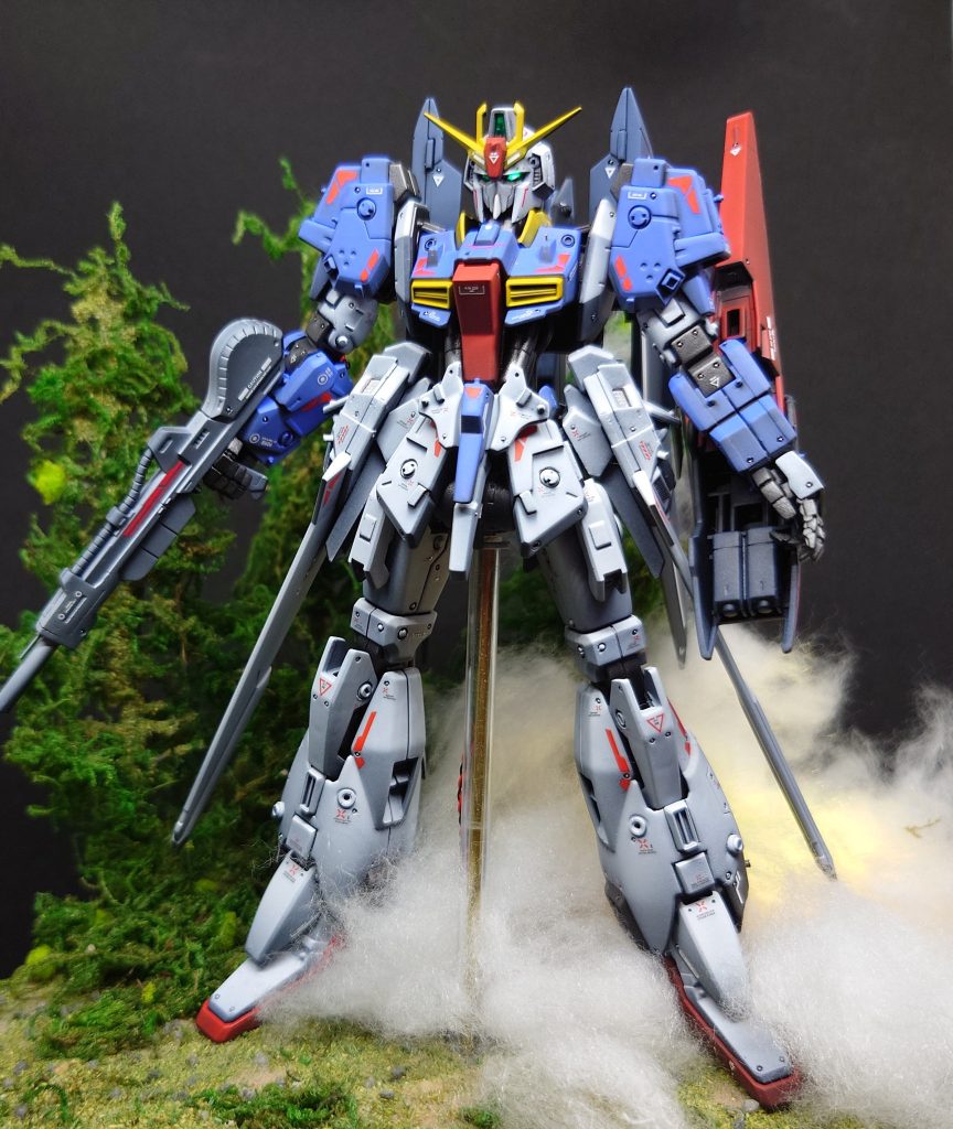 https://youtu.be/9Gyy3pm-5rE?si=_N9X6wcOW_9bQOqLＲＧのゼータとライトニングゼータとゼータプラスとガンダムデルタカイとＲＧのインパルスガンダムのパーツを使ってのミキシングです。余った部品とリサイクルショップで買ったものを利用してます。