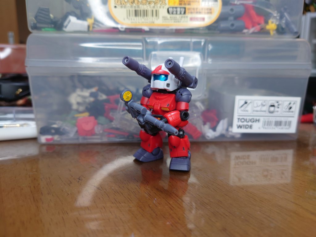 ポージング1ガンキャノンと言えばこのカタパルト出射シーン(ポーズ下手だけど…)