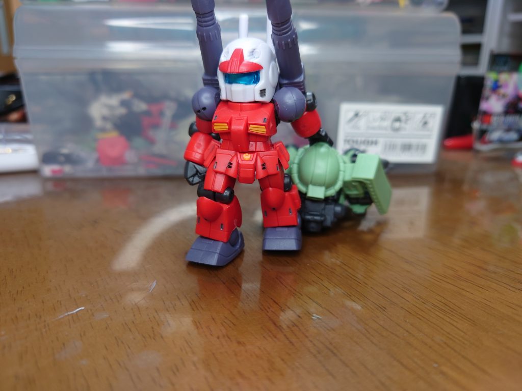 ポージング5アムロが乗った後…