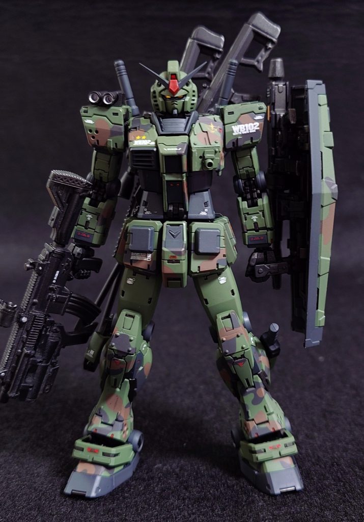 RGガンダム　ver2.0 塗装　迷彩–2枚目/制作者：wat798