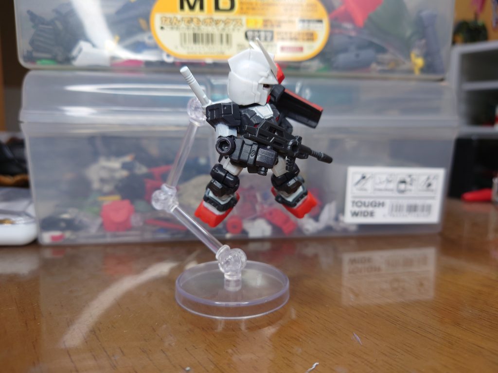 ポージング2背面撃ちのイメージで…（ポージングがものすごく下手…）