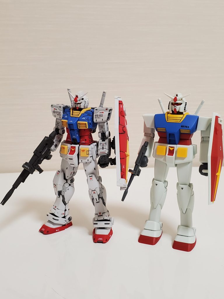 RGのVer.2.0と45年の積み上げた技術の使い方のベクトルが違い過ぎて・・・(gundam-kao2)
