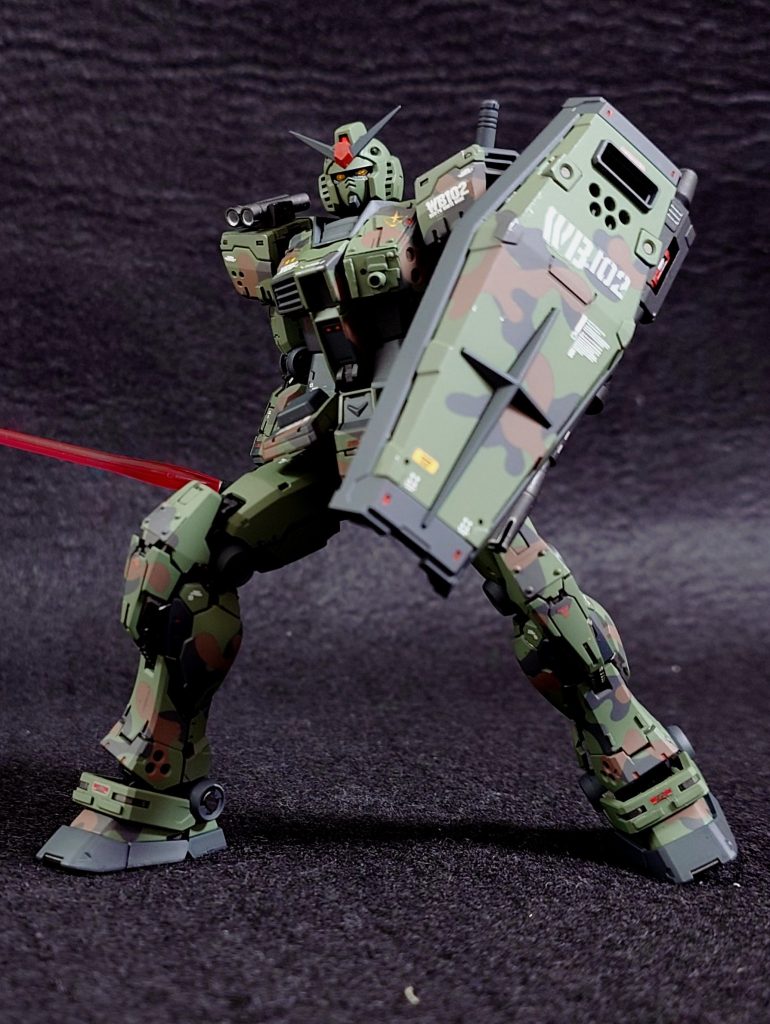 RGガンダム　ver2.0 塗装　迷彩–3枚目/制作者：wat798