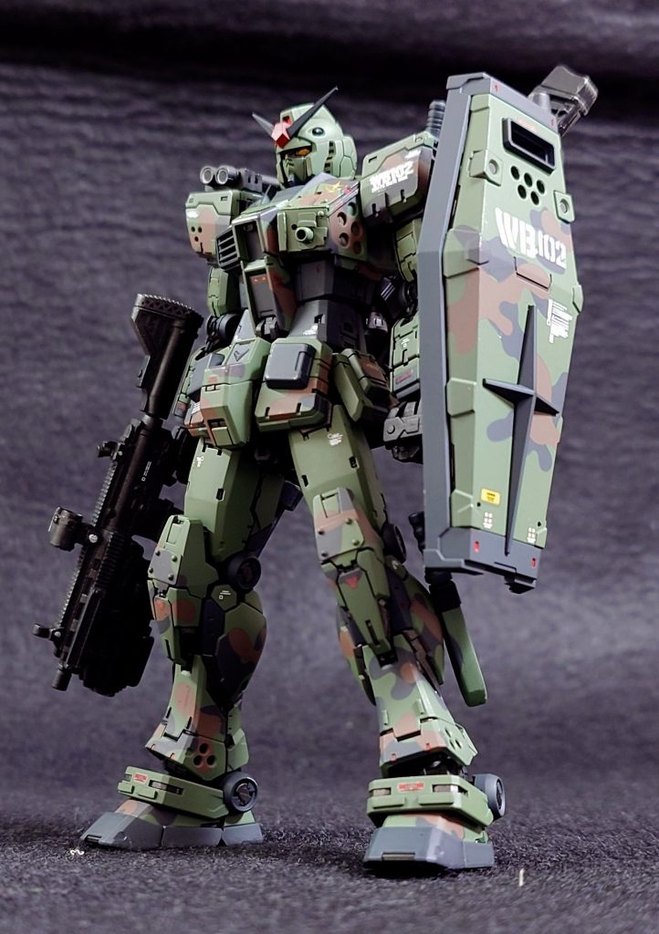 RGガンダム　ver2.0 塗装　迷彩–6枚目/制作者：wat798