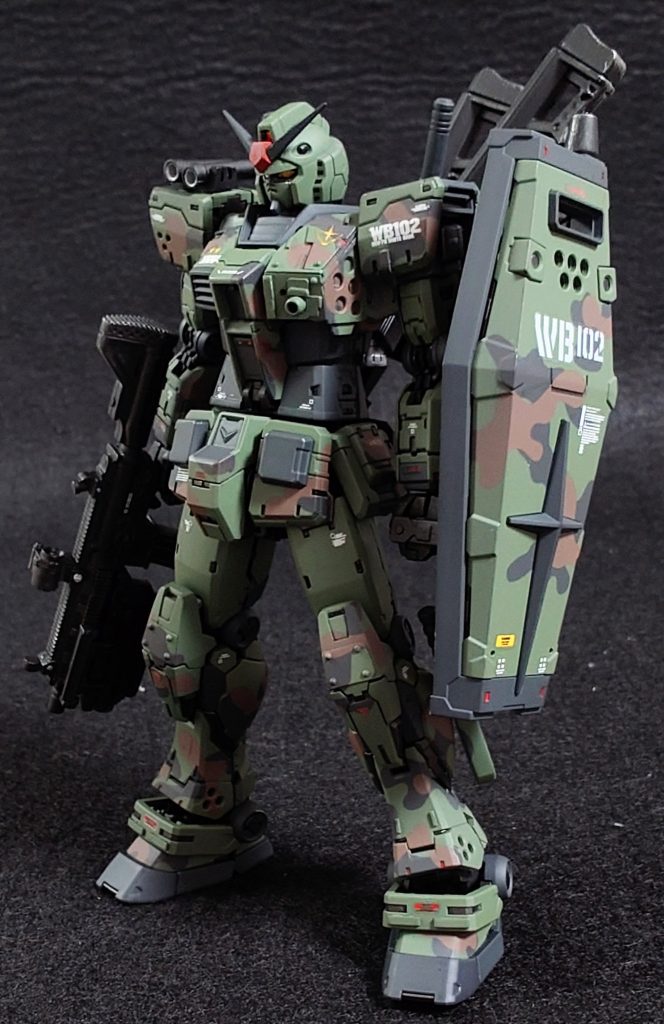 RGガンダム　ver2.0 塗装　迷彩–3枚目/制作者：wat798