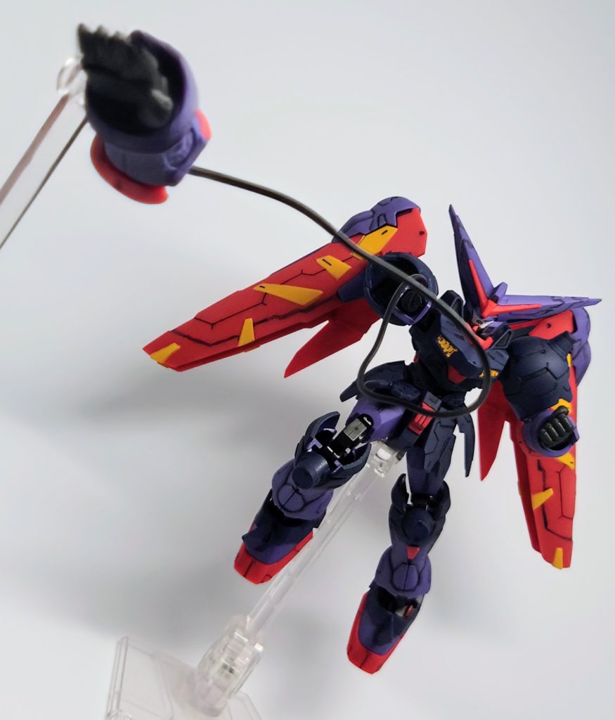 ディスタントクラッシャー再現できるものは中々無かったのでこれは嬉しい。ワイヤーをピンと張った状態にしたかったのですが撮影ブースはそんなに広くなったです。