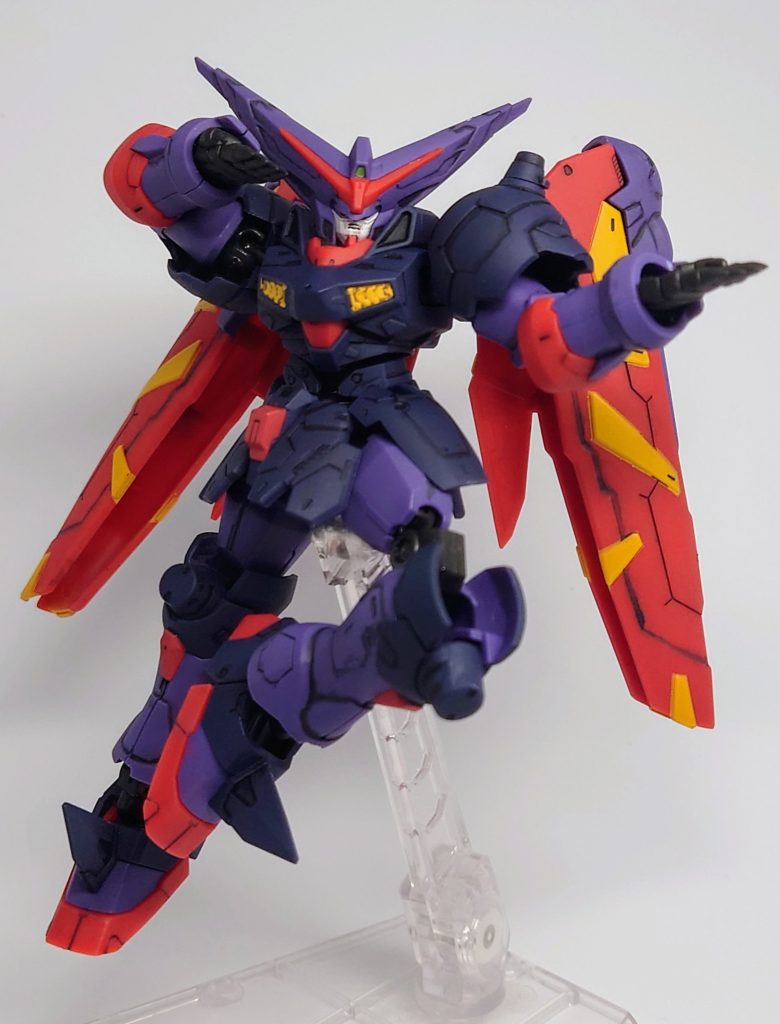 おなじみ師匠のポーズ。接地させてもっとちゃんとしたかったのですが丁度良いスタンドが無かったので空中で。好きなポーズなのですが取らせるのは苦手です。