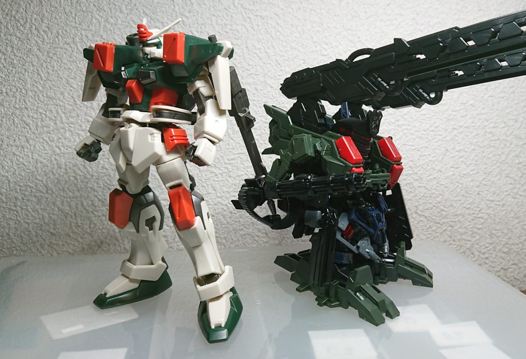 素組のバスターさんコンビです!メイン武装の大半を借りてます。