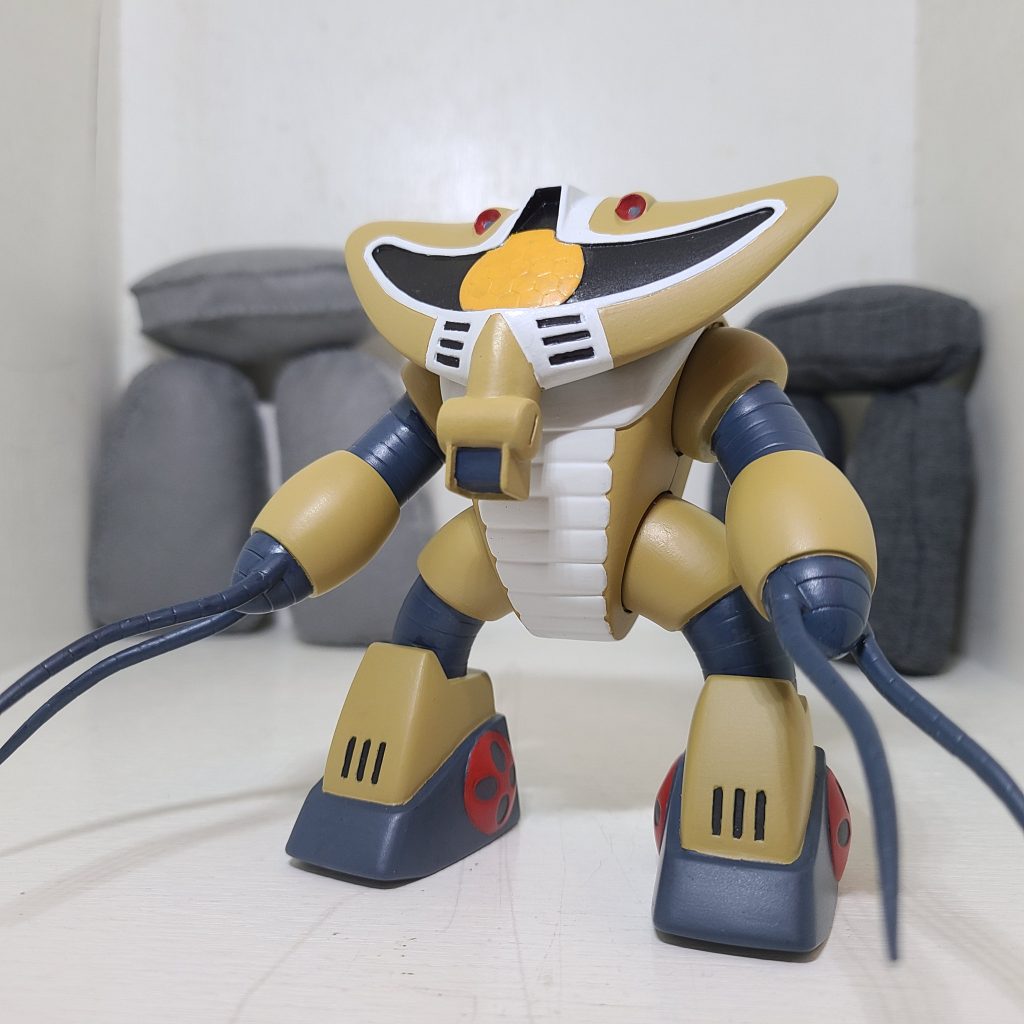 アッグガイ本体は設定のイメージから離れすぎない程度に簡略化したオリジナルカラー。