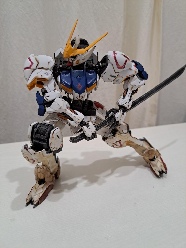 メイスの他にも刀や滑腔砲も付属していたので、ブンドドもできて良いキットだと思います。